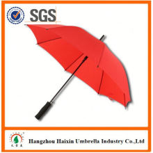 Top Quality 23'*8k Plastic Cover golf umbrella with good and safety frame